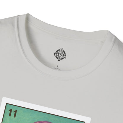 Sea Jelly Lotería Unisex - Soft Style U.S. Cotton T-Shirt (La Medusa)