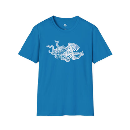 Ventangle Octopus Unisex - Soft Style U.S. Cotton T-Shirt