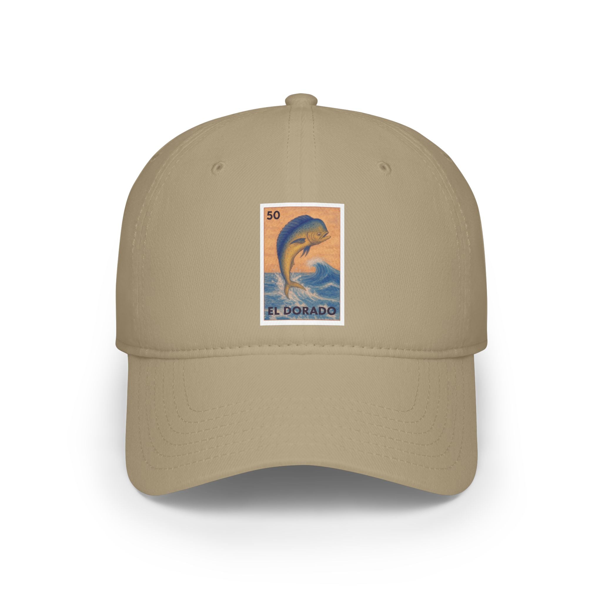 Dorado Lotería Unisex - 100% Cotton Baseball Cap (El Tiburón)