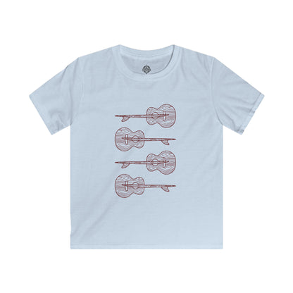 Ventana Santa Cruz Guitar Collab Kids - Soft Style U.S. Cotton T-Shirt