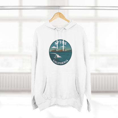 Aptos California Classic Unisex - Pull-Over Cotton Blend Fleece Hoodie