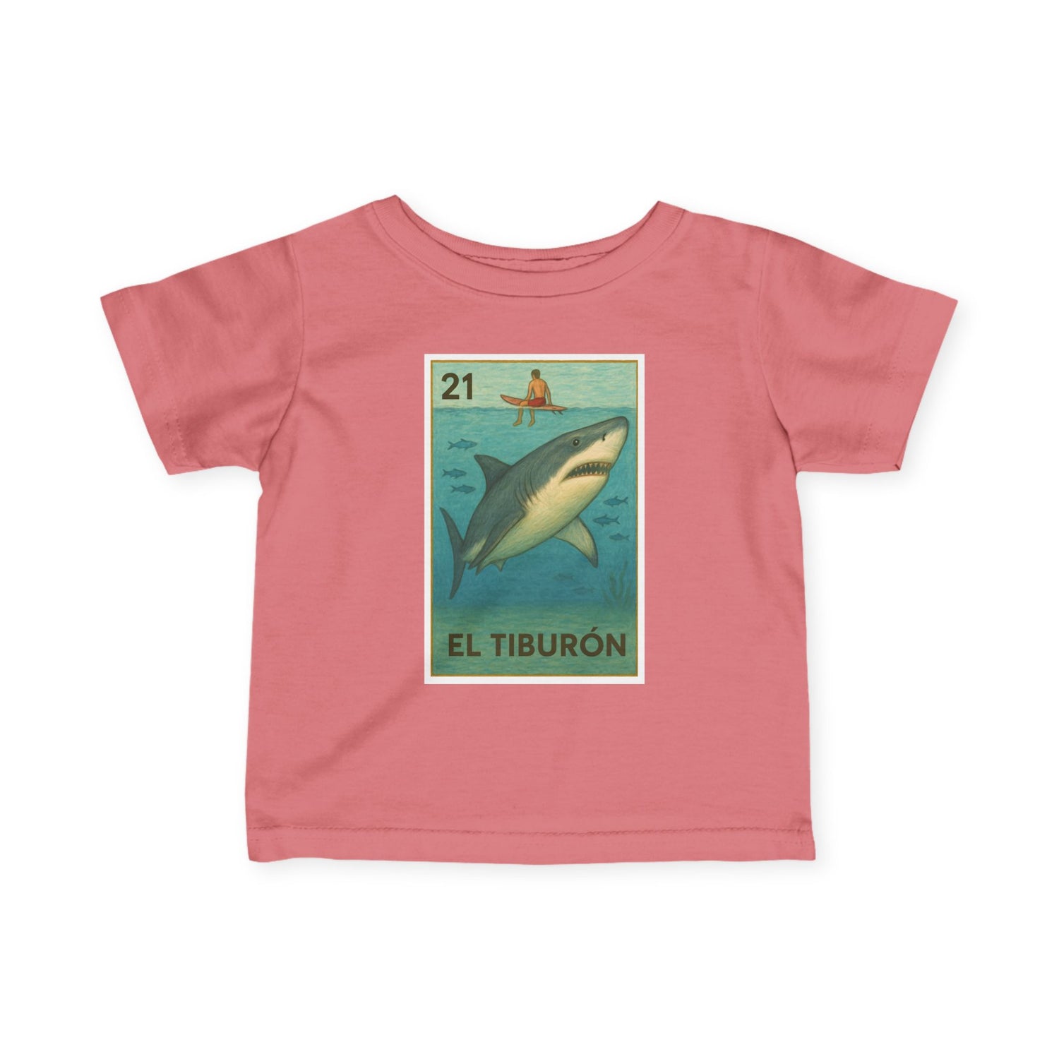 Shark Lotería - Infant 100% Cotton T-Shirt (El Tiburón)