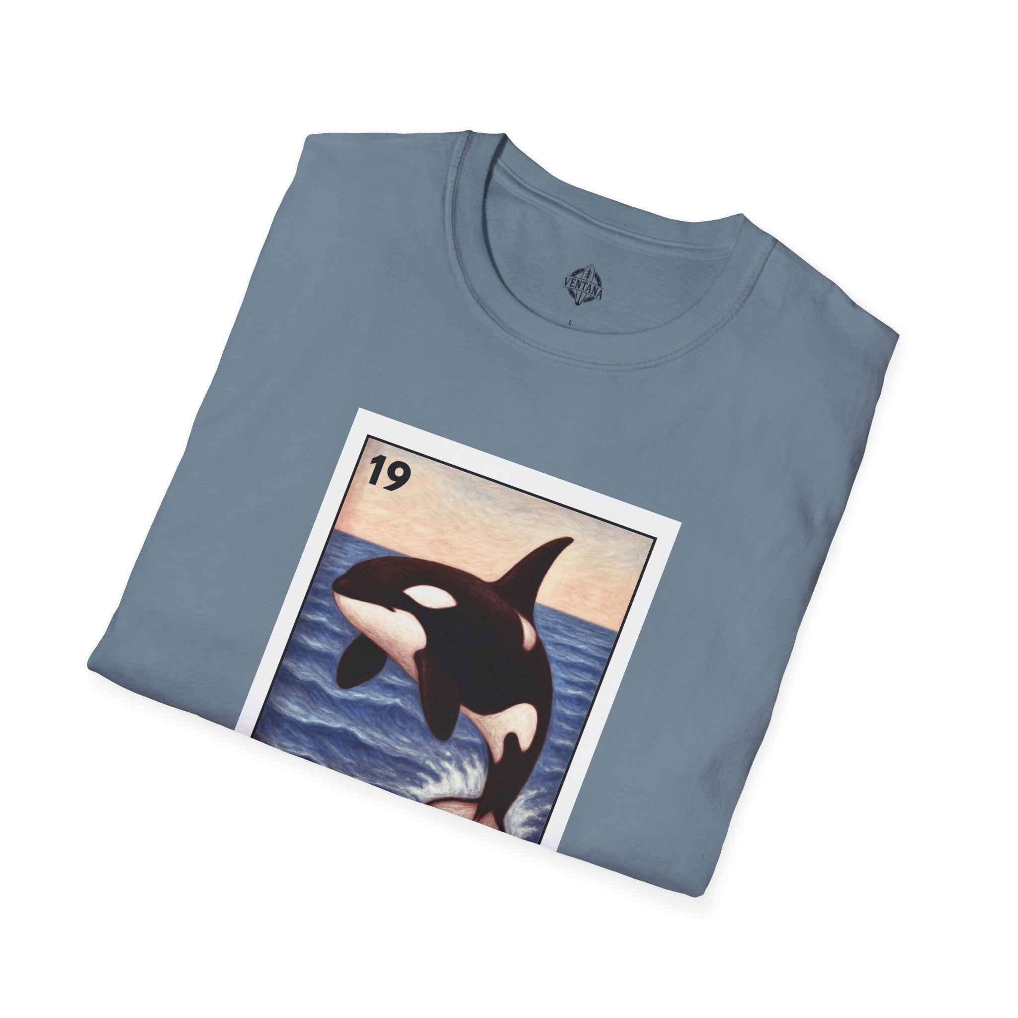Orca Lotería Unisex - Soft Style U.S. Cotton T-Shirt (La Orca)