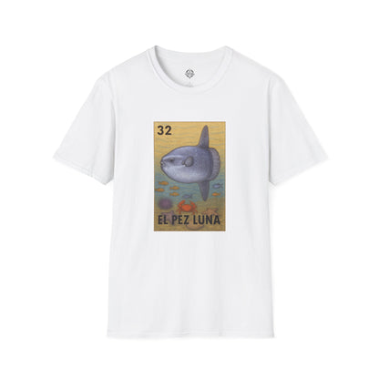 Sunfish Lotería Unisex - Soft Style U.S. Cotton T-Shirt (El Pez Luna)