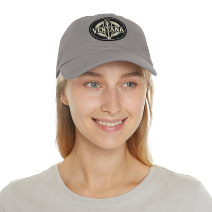Ventana Treefish Logo Vegan Leather Patch Hat