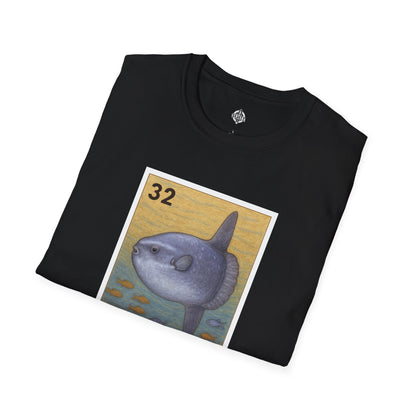 Sunfish Lotería Unisex - Soft Style U.S. Cotton T-Shirt (El Pez Luna)