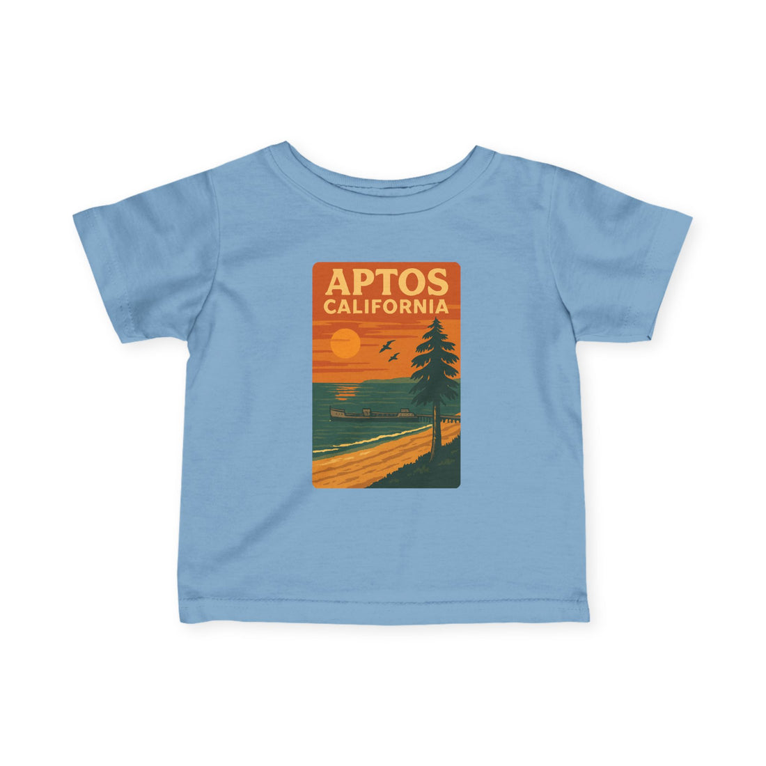 Aptos California Sunset - Infant 100% Cotton T-Shirt