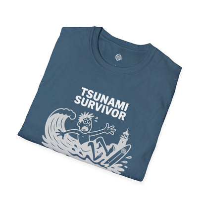 Tsunami Survivor Unisex - Soft Style U.S. Cotton T-Shirt