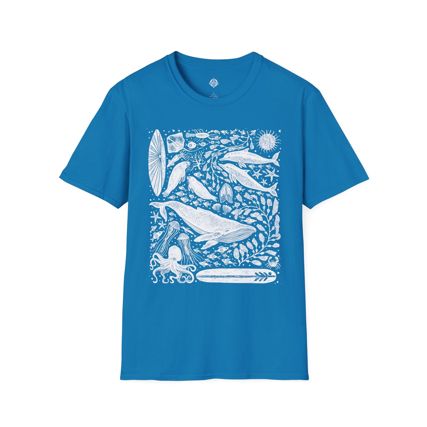 Ventana Marine Life by Lili Arnold Unisex - Soft Style U.S. Cotton T-Shirt