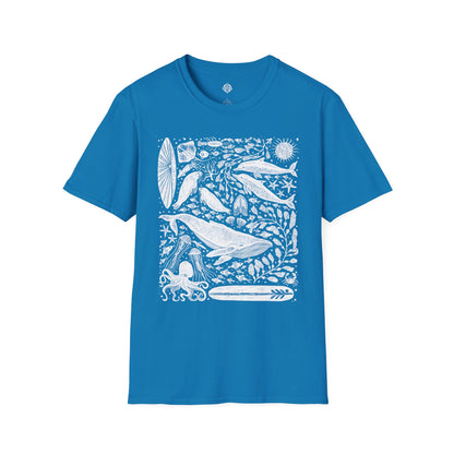 Ventana Marine Life by Lili Arnold Unisex - Soft Style U.S. Cotton T-Shirt
