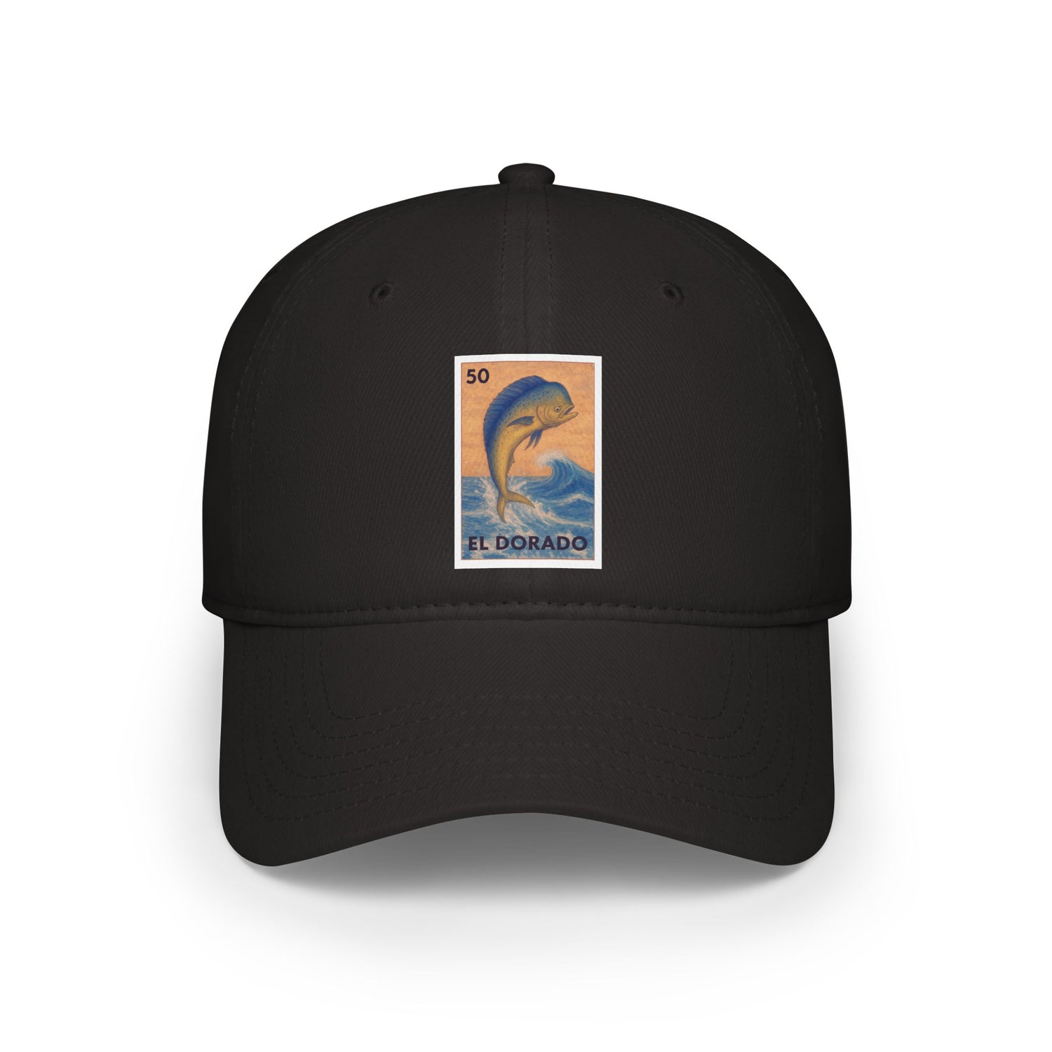 Dorado Lotería Unisex - 100% Cotton Baseball Cap (El Tiburón)