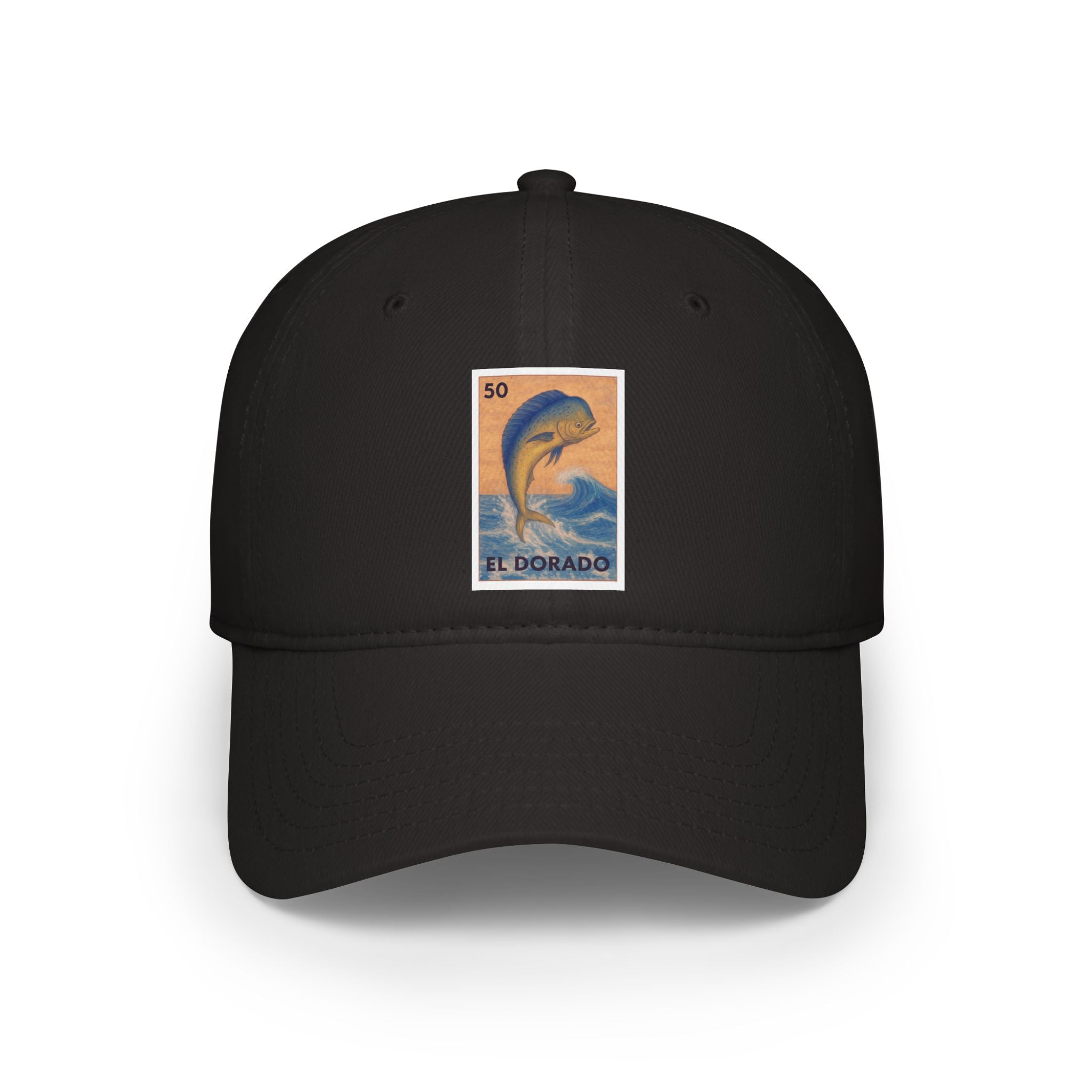 Dorado Lotería Unisex - 100% Cotton Baseball Cap (El Tiburón)