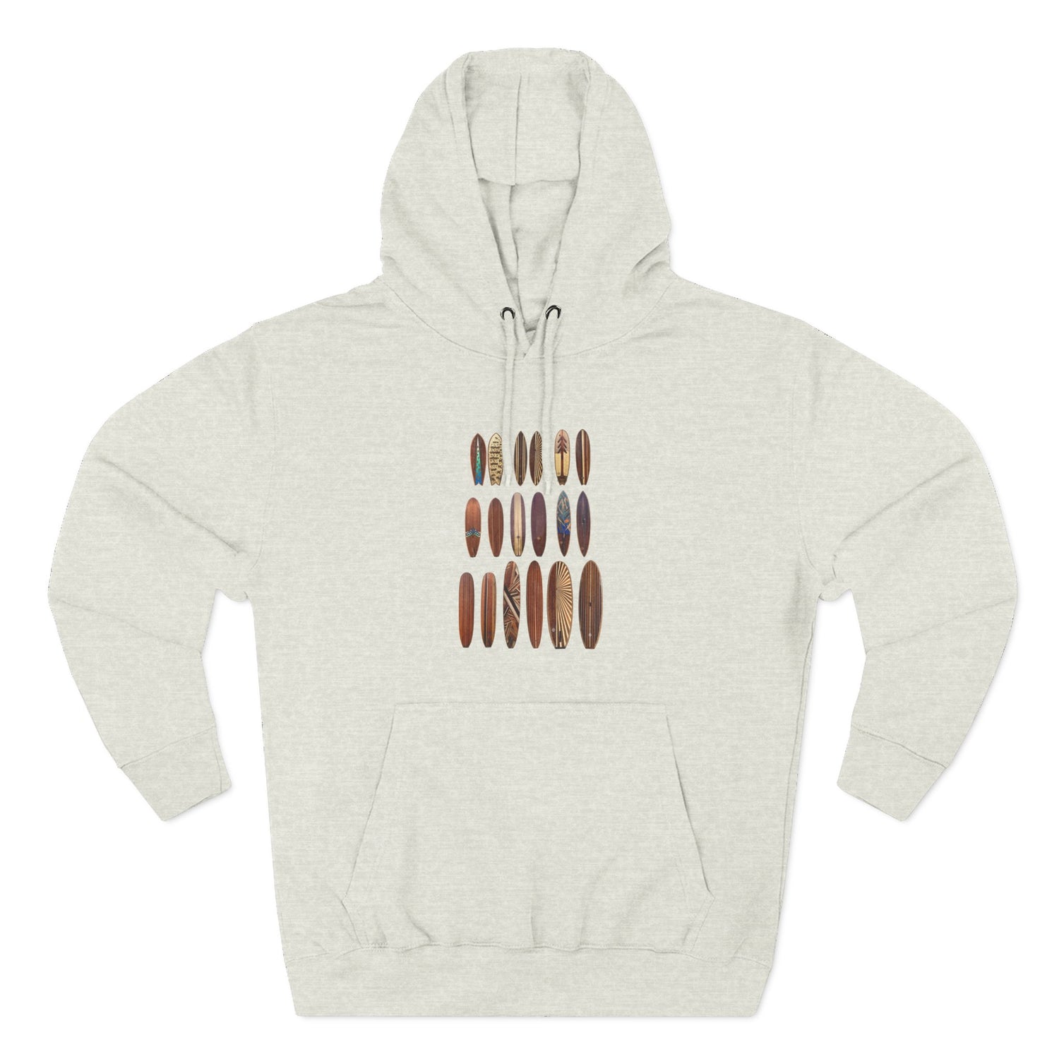 Ventana Wooden Surfboards Unisex - Pull-Over Cotton Blend Fleece Hoodie