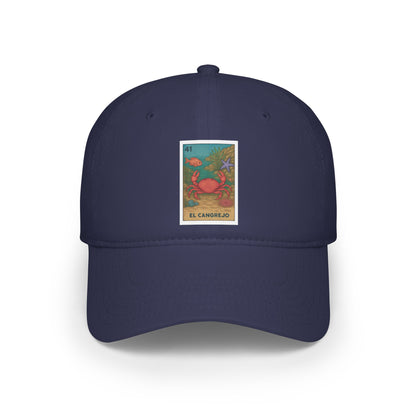 Crab Lotería Unisex - 100% Cotton Baseball Cap (El Cangrejo)