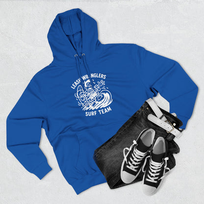 Leash Wranglers Surf Team Unisex - Pull-Over Cotton Blend Fleece Hoodie