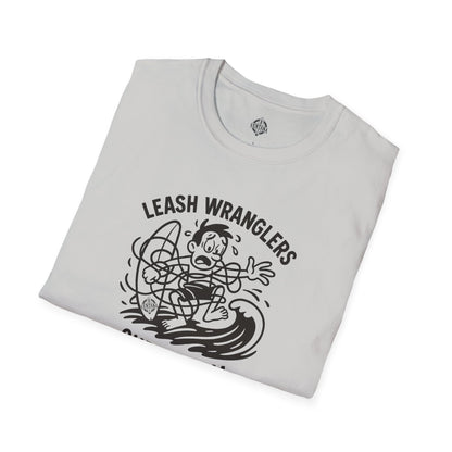 Leash Wranglers Surf Team Unisex - Soft Style U.S. Cotton T-Shirt