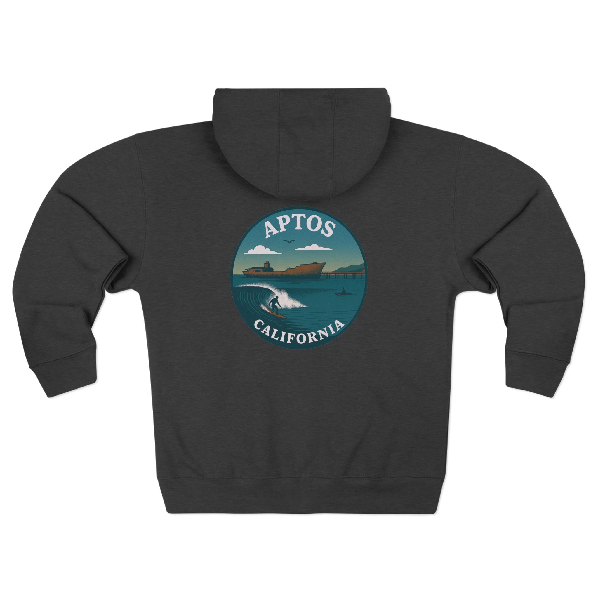 Aptos California Classic Unisex - Zip Cotton Blend Fleece Hoodie