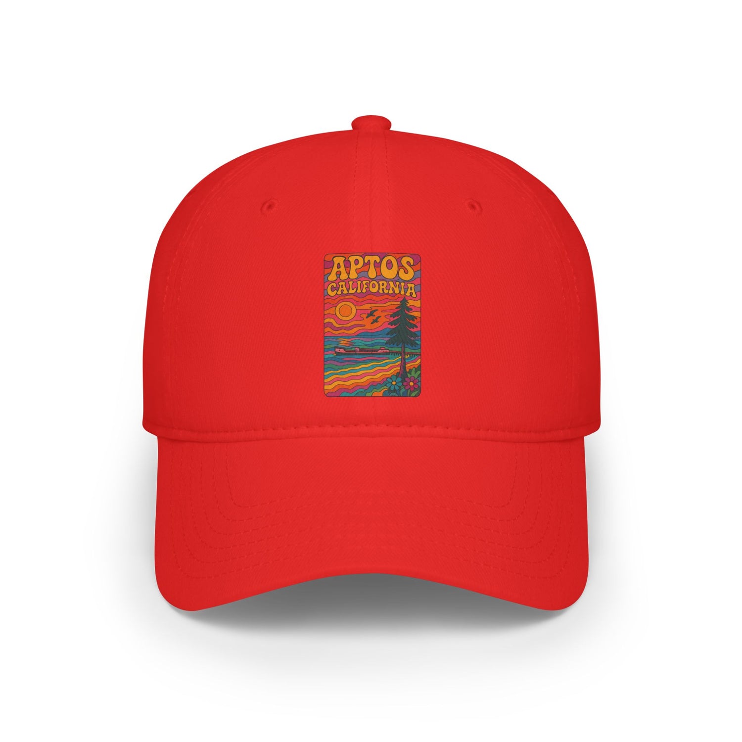 Aptos California Psychedelic - 100% Cotton Baseball Cap