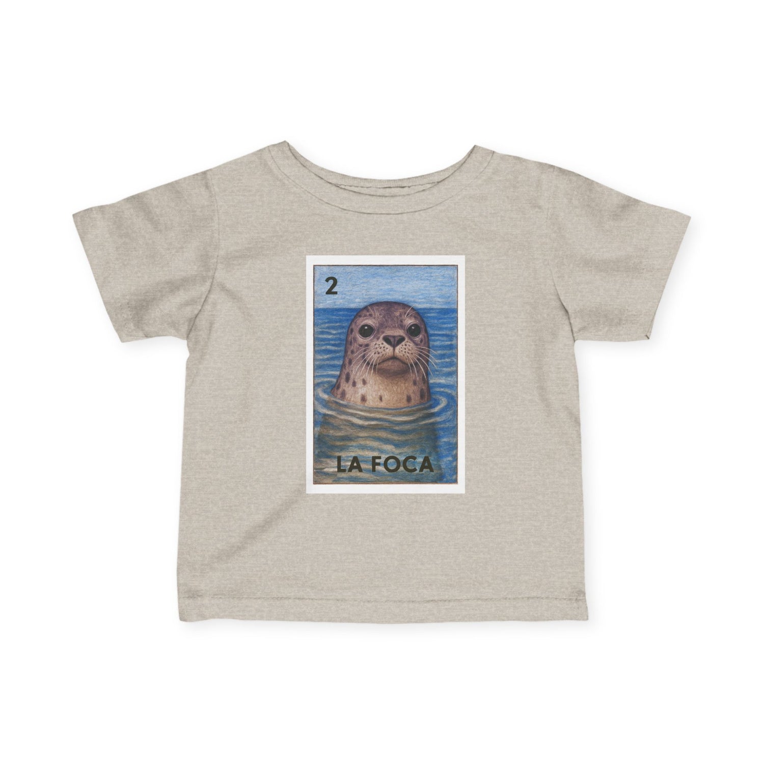 Seal Lotería - Infant 100% Cotton T-Shirt (La Foca)