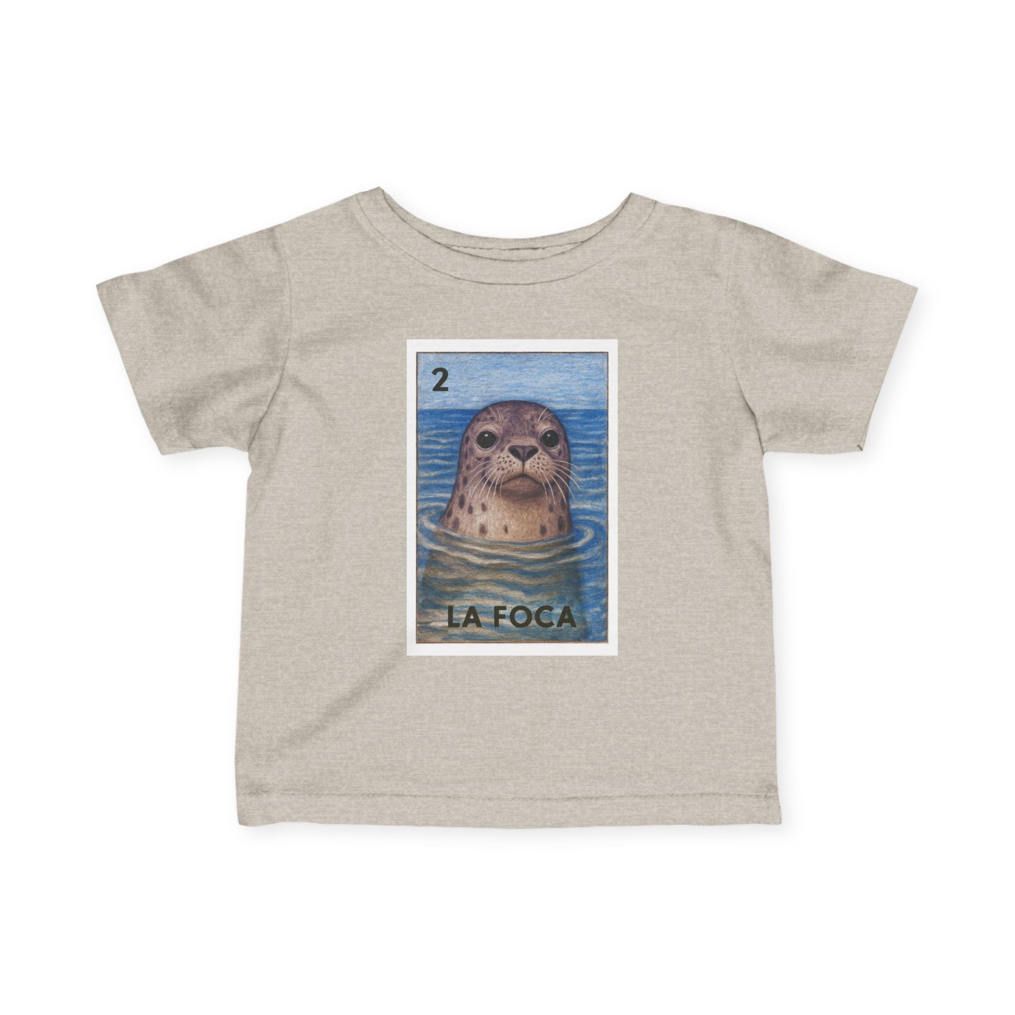 Seal Lotería - Infant 100% Cotton T-Shirt (La Foca)