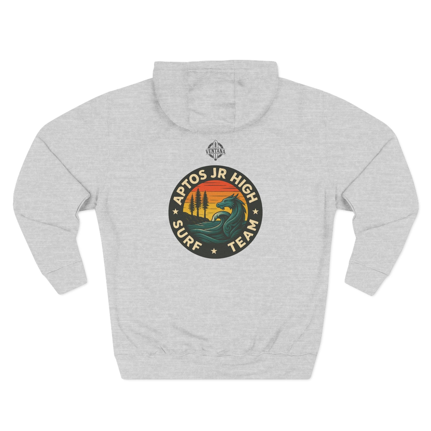 Aptos Junior High Surf Team Unisex - Pull-Over Cotton Blend Fleece Hoodie
