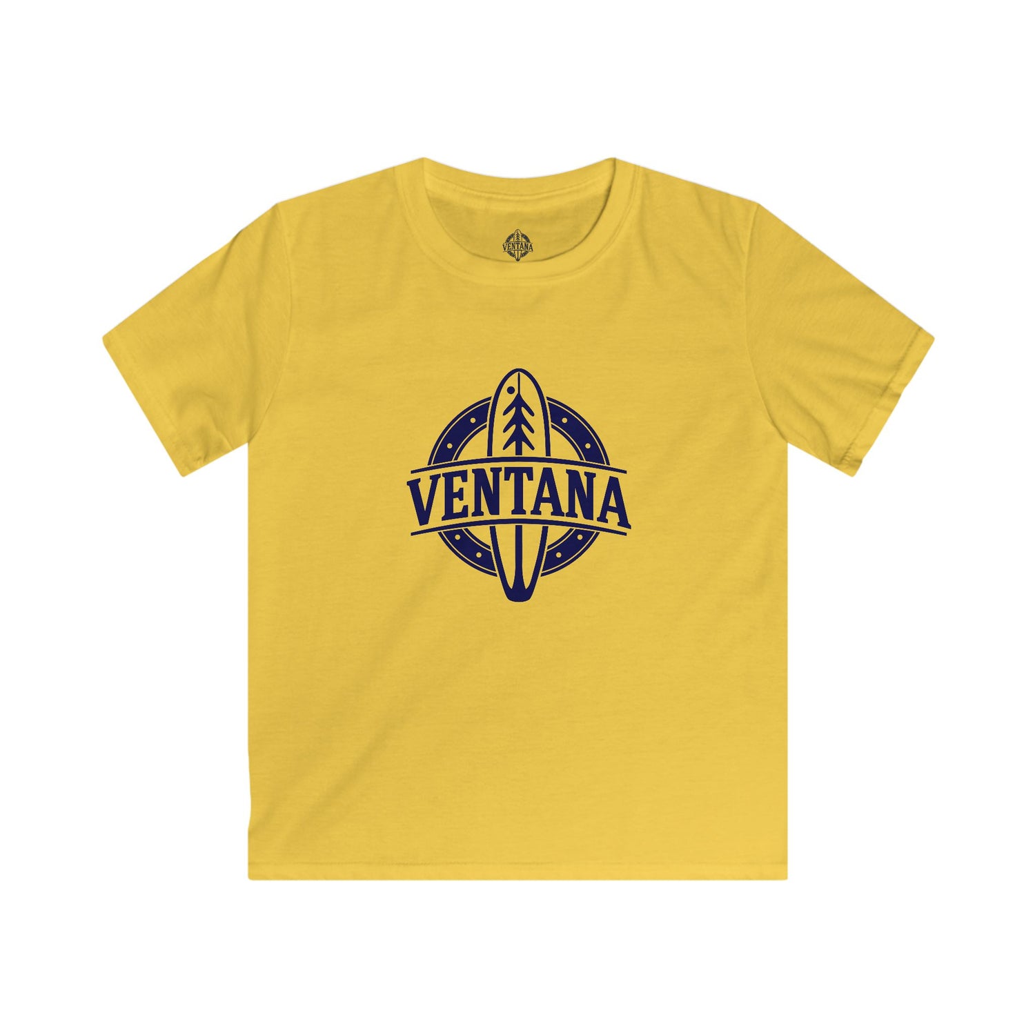 Ventana Treefish Logo Kids - Soft Style U.S. Cotton T-Shirt