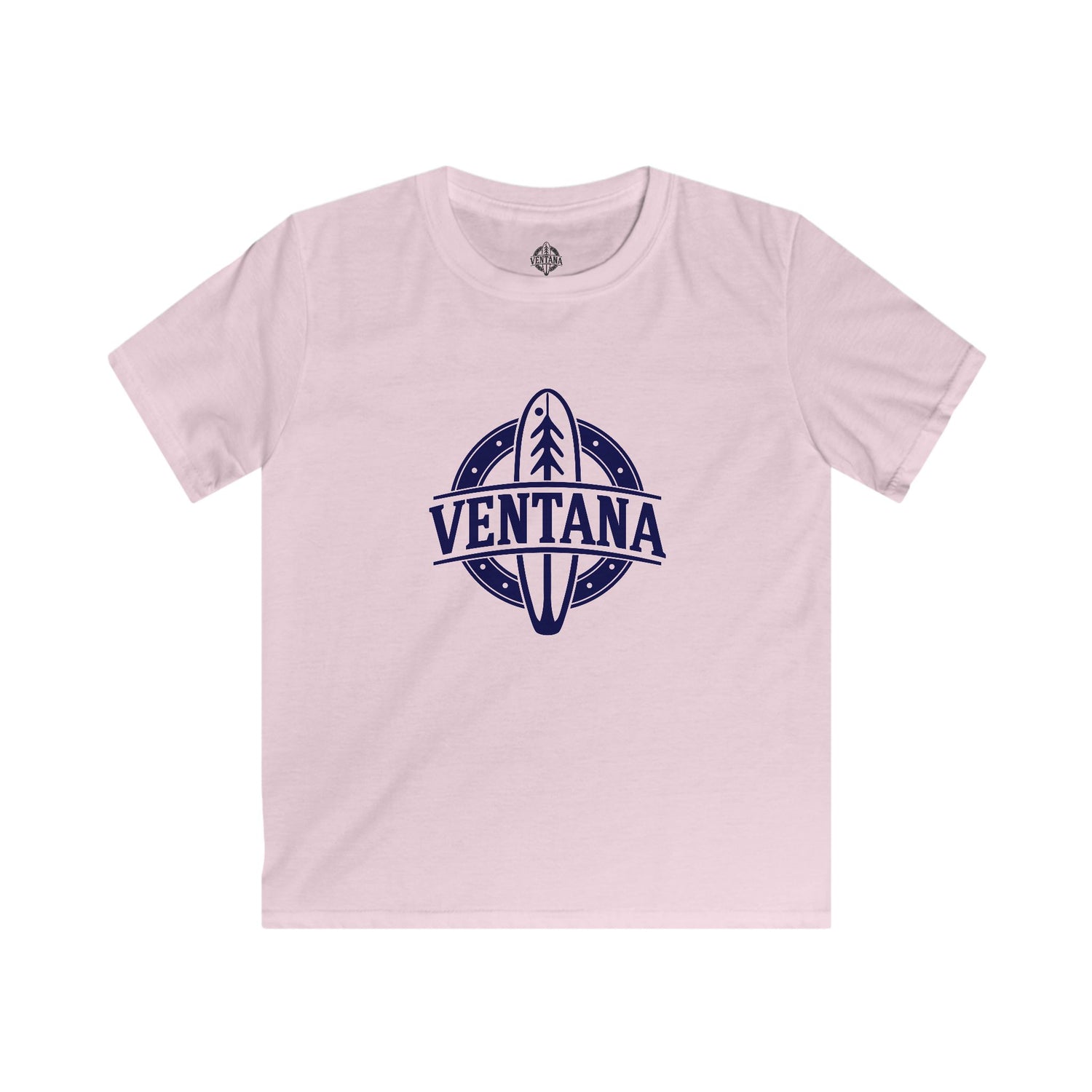 Ventana Treefish Logo Kids - Soft Style U.S. Cotton T-Shirt