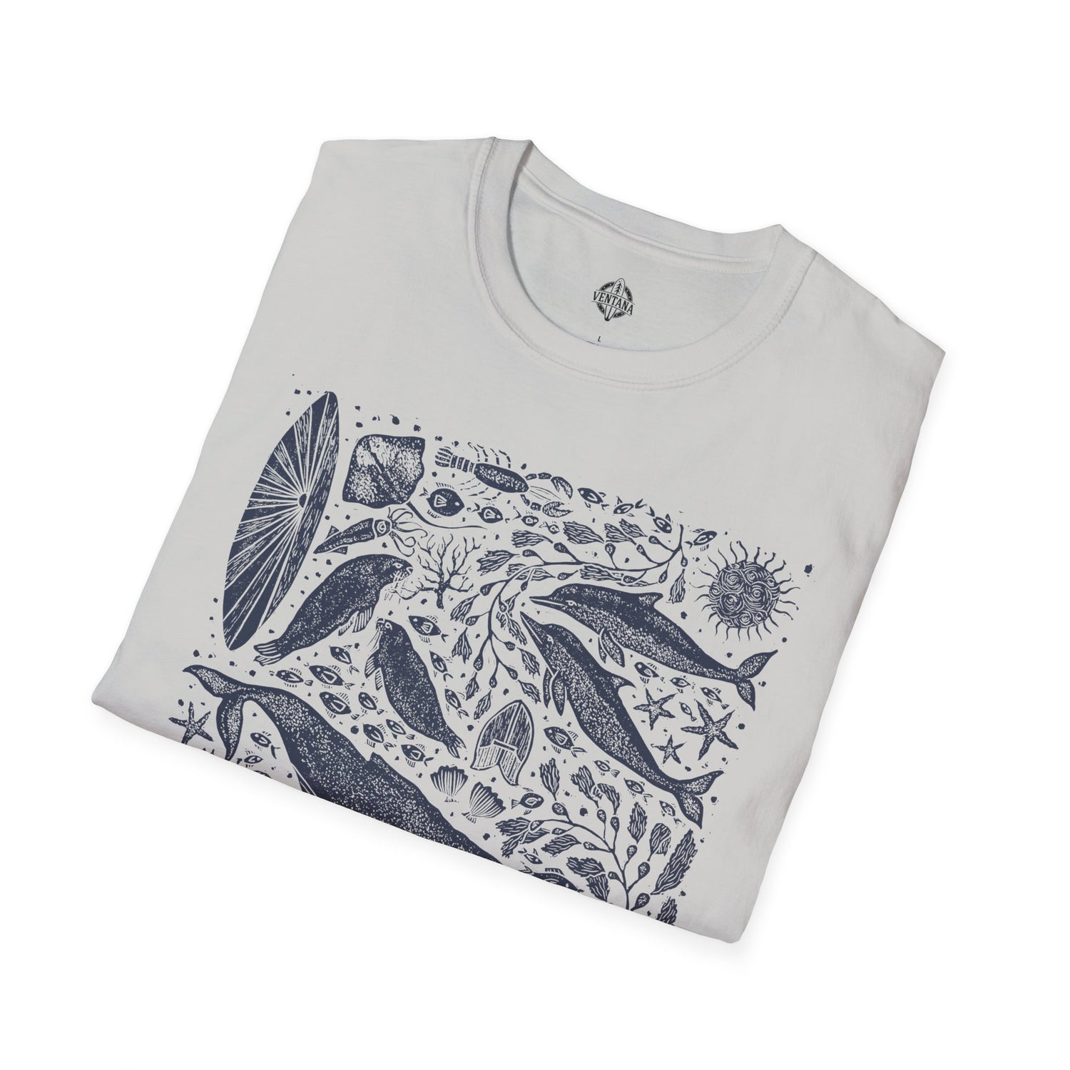 Ventana Marine Life by Lili Arnold Unisex - Soft Style U.S. Cotton T-Shirt