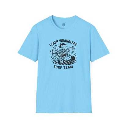 Leash Wranglers Surf Team Unisex - Soft Style U.S. Cotton T-Shirt