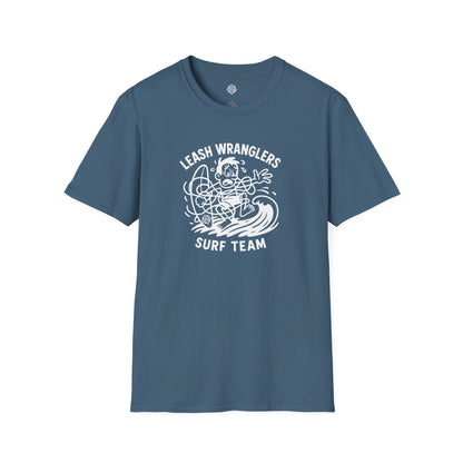 Leash Wranglers Surf Team Unisex - Soft Style U.S. Cotton T-Shirt