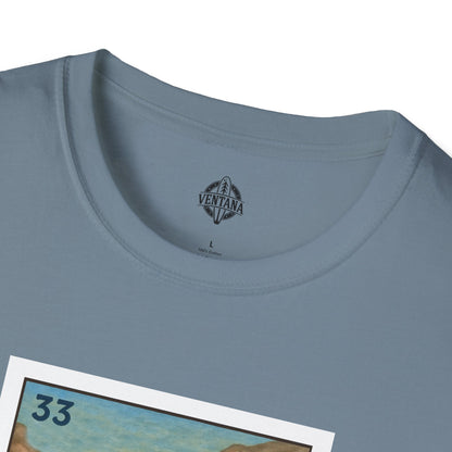 Hermit Crab Lotería Unisex - Soft Style U.S. Cotton T-Shirt (El Cangrejo Ermitaño)