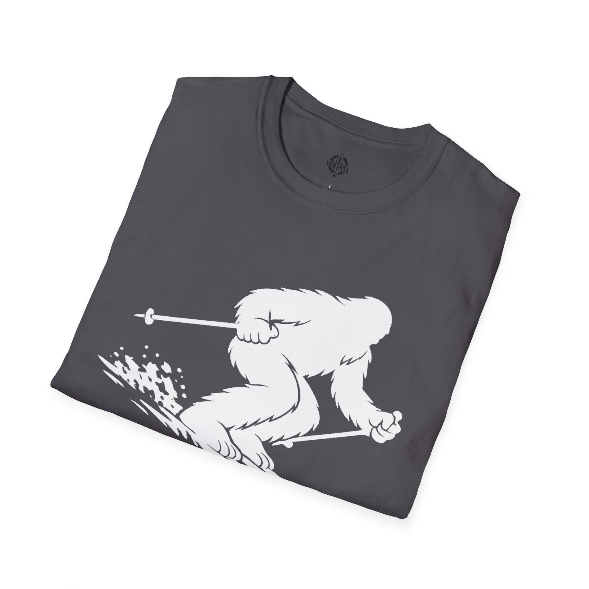 Ventana Shreddy Yeti Ski Unisex - U.S. Cotton T-Shirt