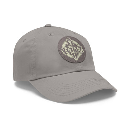 Ventana Treefish Logo Vegan Leather Patch Hat