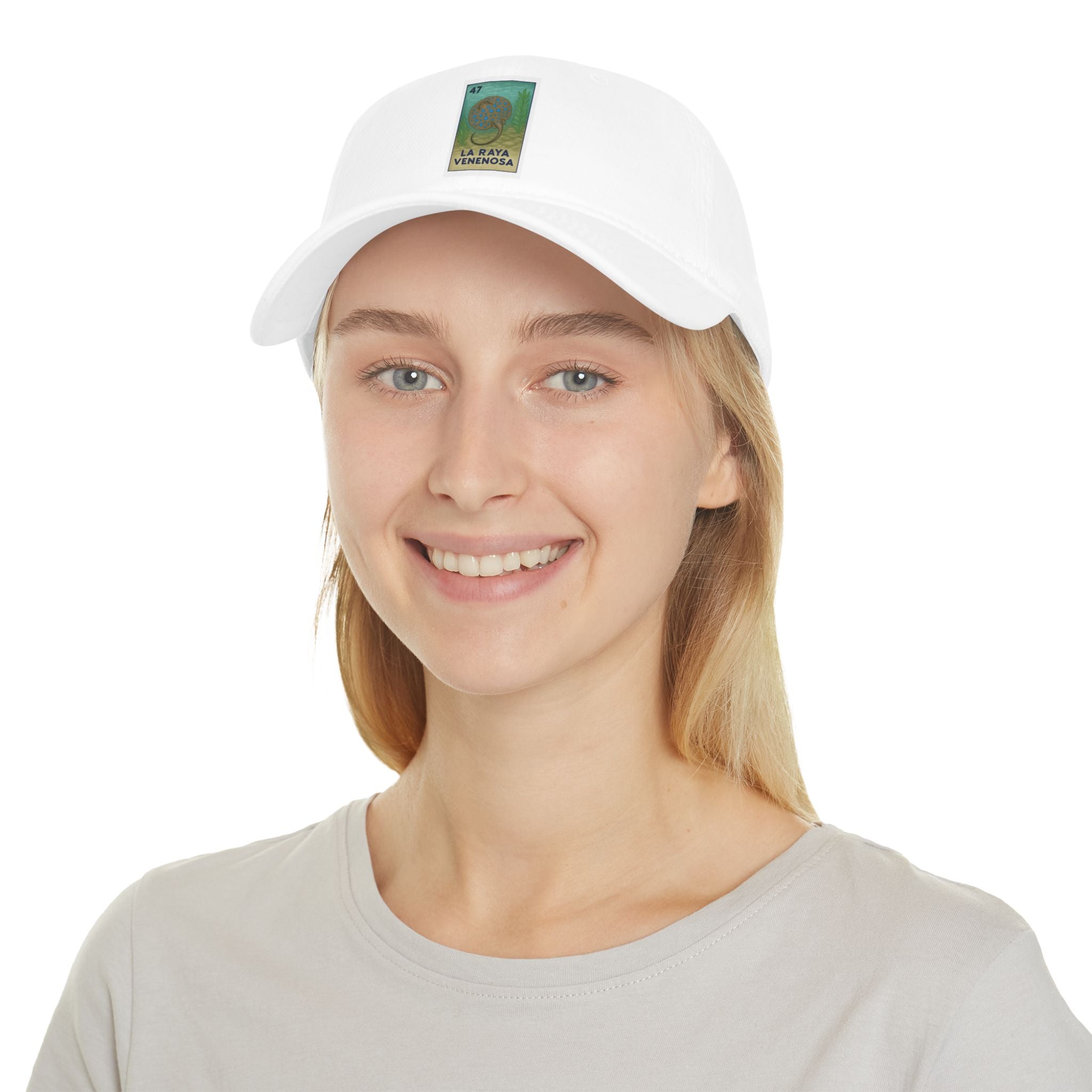 Stingray Lotería Unisex - 100% Cotton Baseball Cap (La Raya Venenosa)