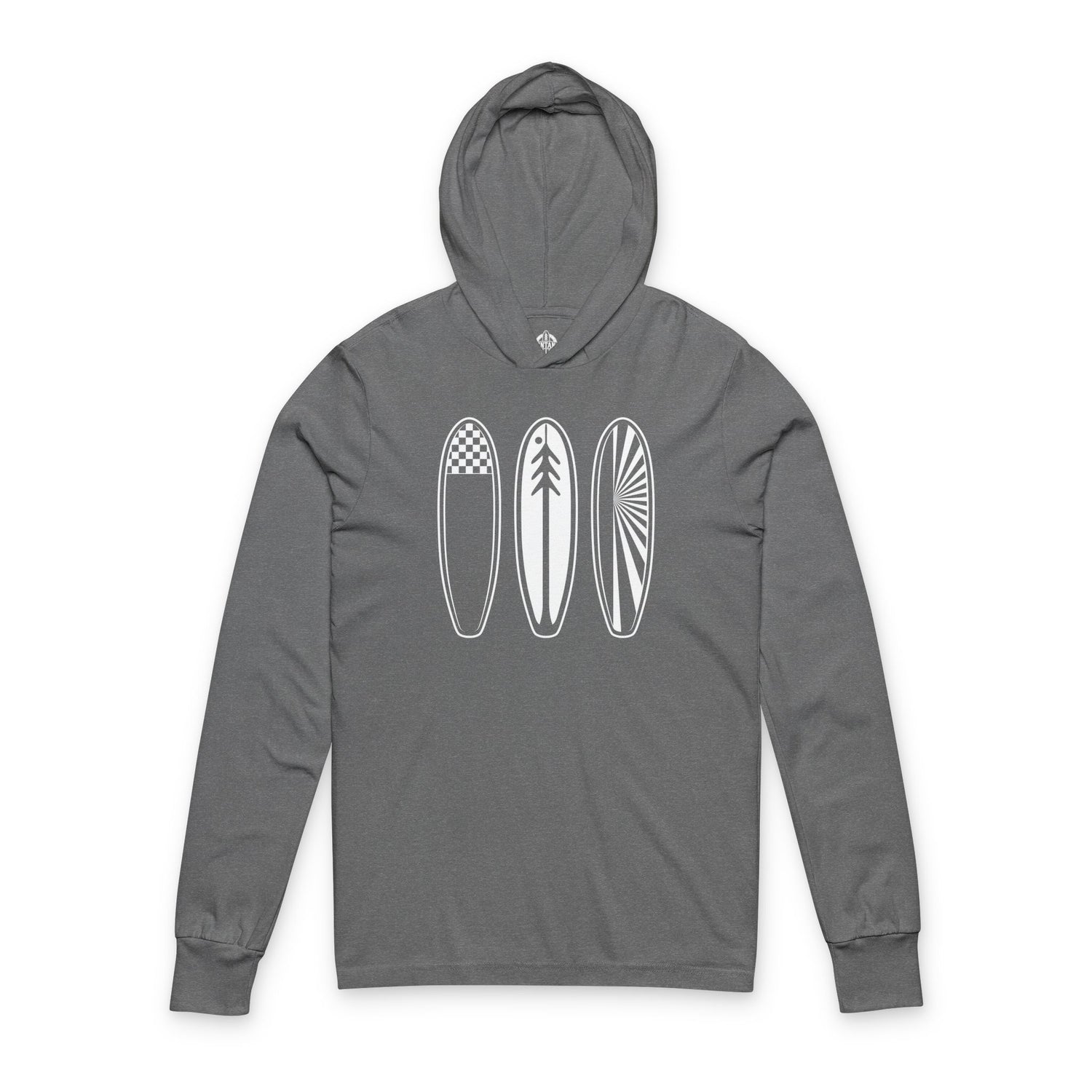 Ventana Three Board Unisex - Cotton Hooded Long Sleeve Hooded T-Shirt