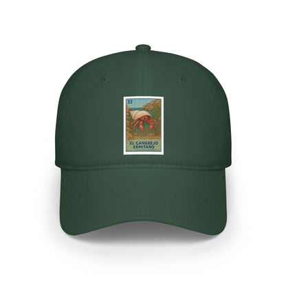 Hermit Crab Lotería Unisex - 100% Cotton Baseball Cap (El Cangrejo Ermitaño)