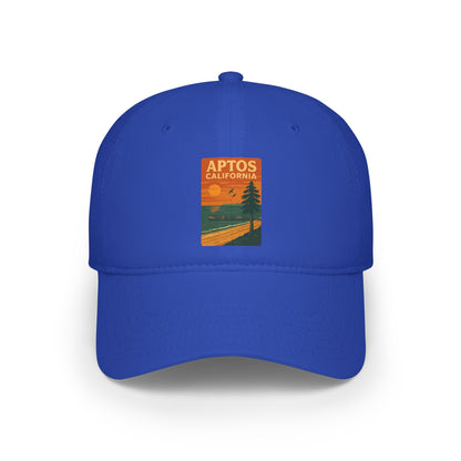 Aptos California Sunset - 100% Cotton Baseball Cap