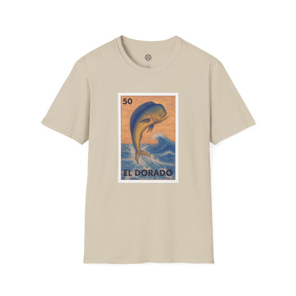 Dorado Lotería Unisex - Soft Style U.S. Cotton T-Shirt (El Dorado)