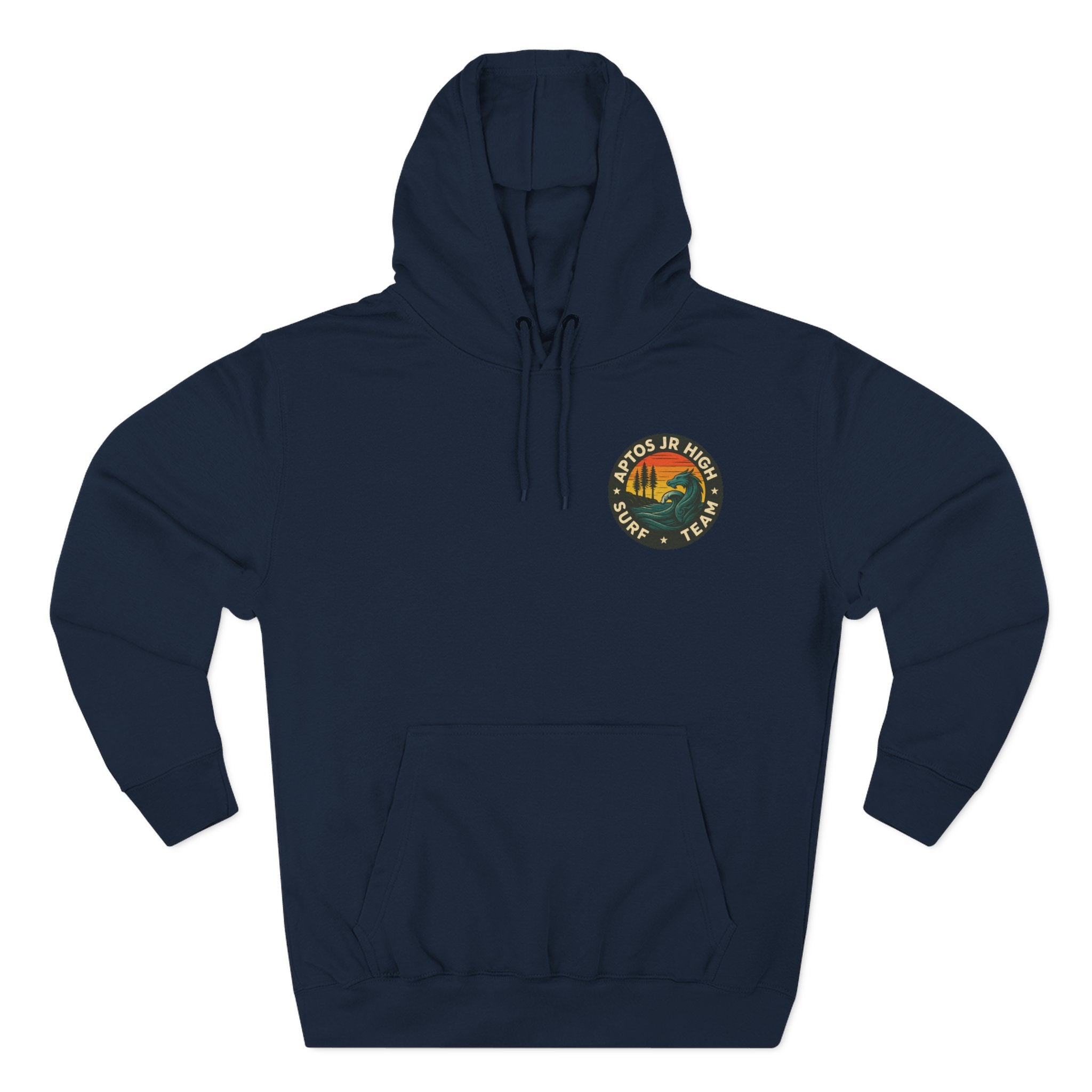 Aptos Junior High Surf Team Unisex - Pull-Over Cotton Blend Fleece Hoodie