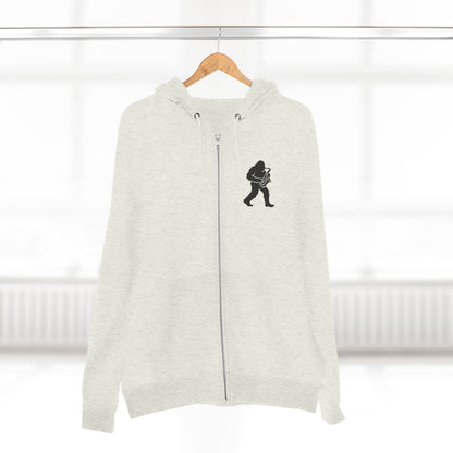 Ventana Saxsquatch Unisex - Zip Cotton Blend Fleece Hoodie