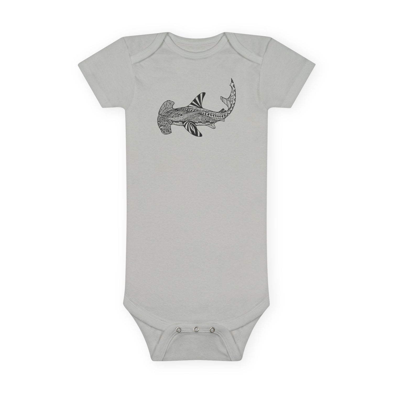 Ventangle Hammerhead - Baby Short Sleeve 100% Cotton Onesie