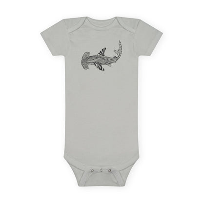 Ventangle Hammerhead - Baby Short Sleeve 100% Cotton Onesie