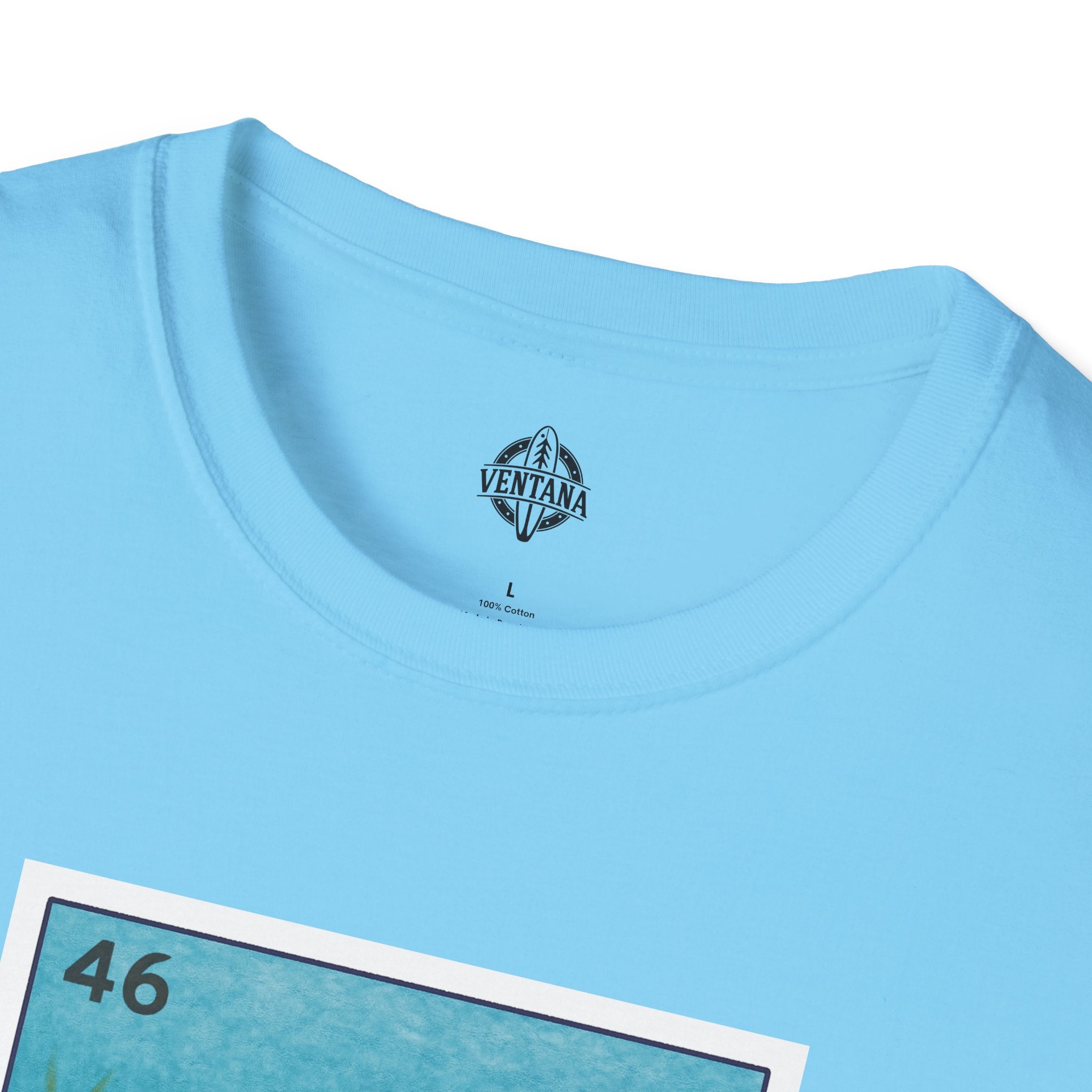 Turtle Lotería Unisex - Soft Style U.S. Cotton T-Shirt (La Tortuga)