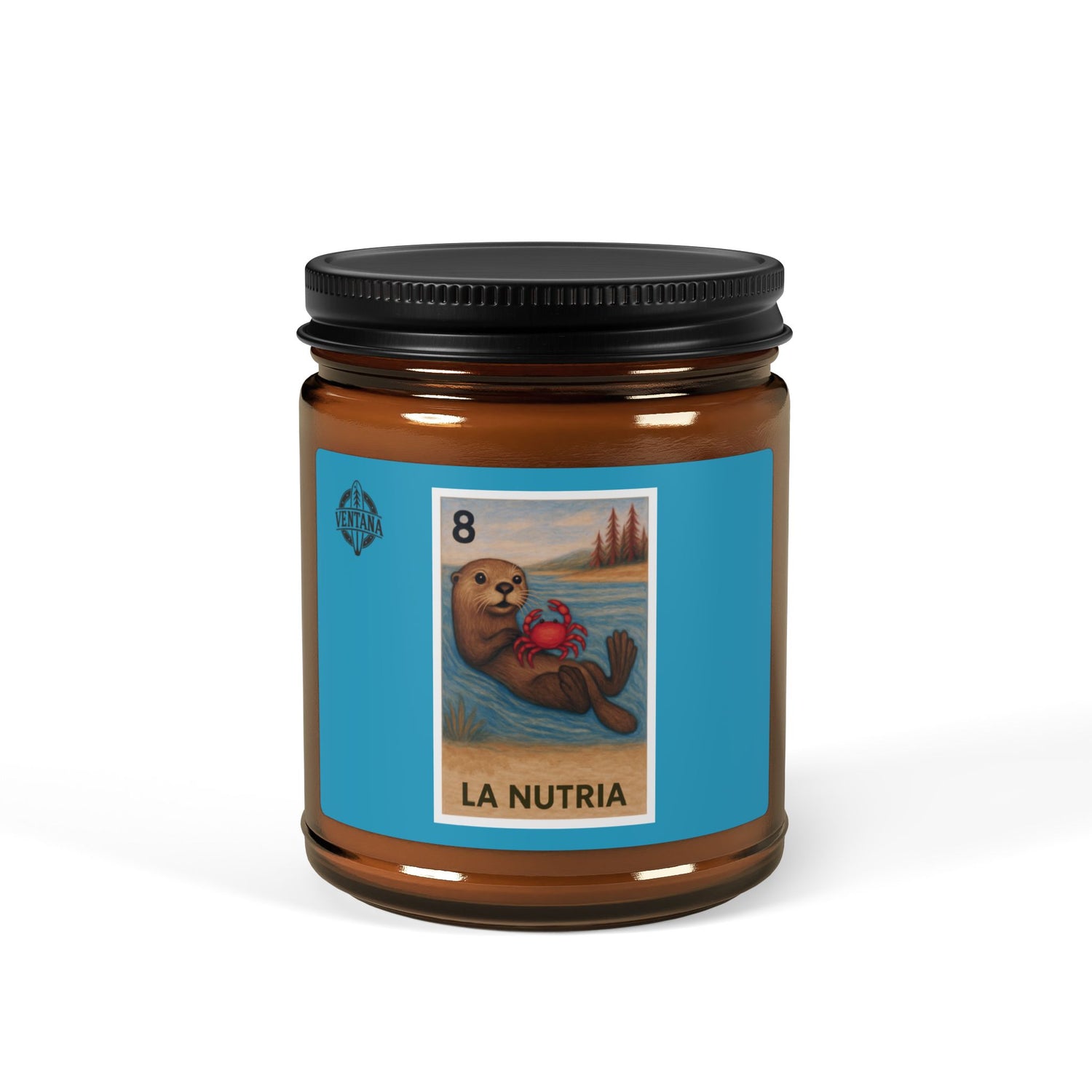 Sea Otter Lotería - Scented Soy Candle (La Nutria)