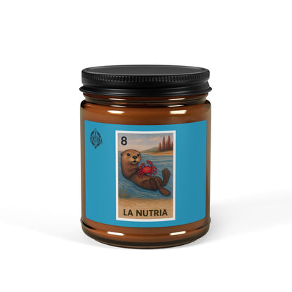 Sea Otter Lotería - Scented Soy Candle (La Nutria)