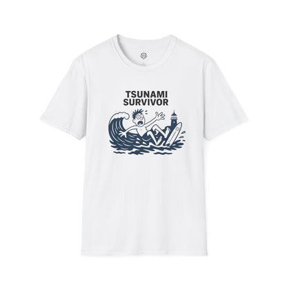 Tsunami Survivor Unisex - Soft Style U.S. Cotton T-Shirt