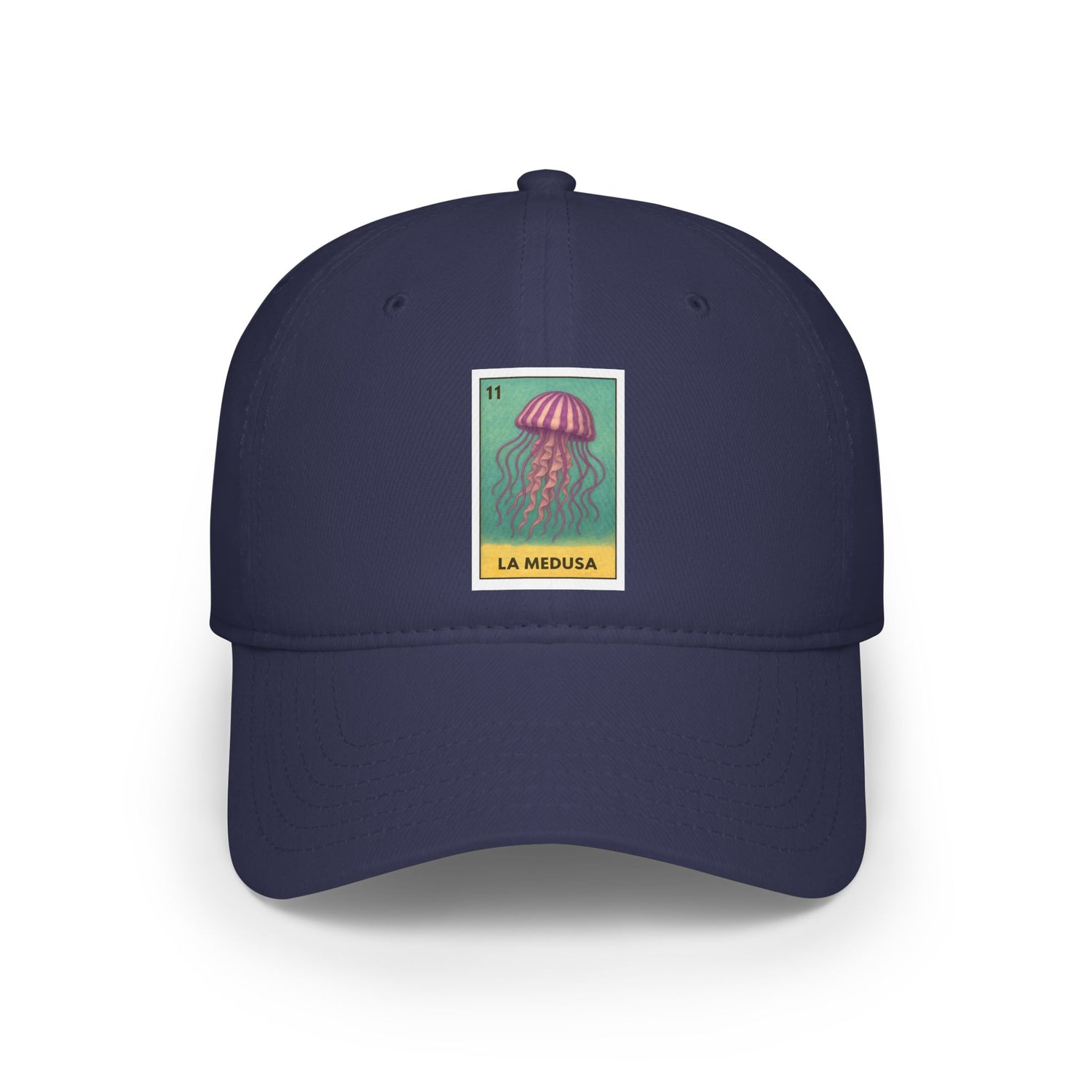 Sea Jelly Lotería Unisex - 100% Cotton Baseball Cap (La Medusa)