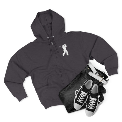 Ventana Golfsquatch Unisex - Zip Cotton Blend Fleece Hoodie