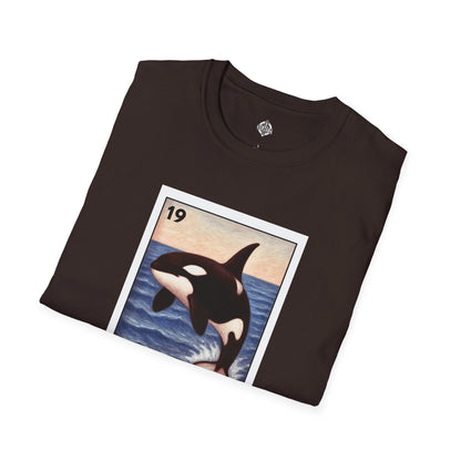 Orca Lotería Unisex - Soft Style U.S. Cotton T-Shirt (La Orca)