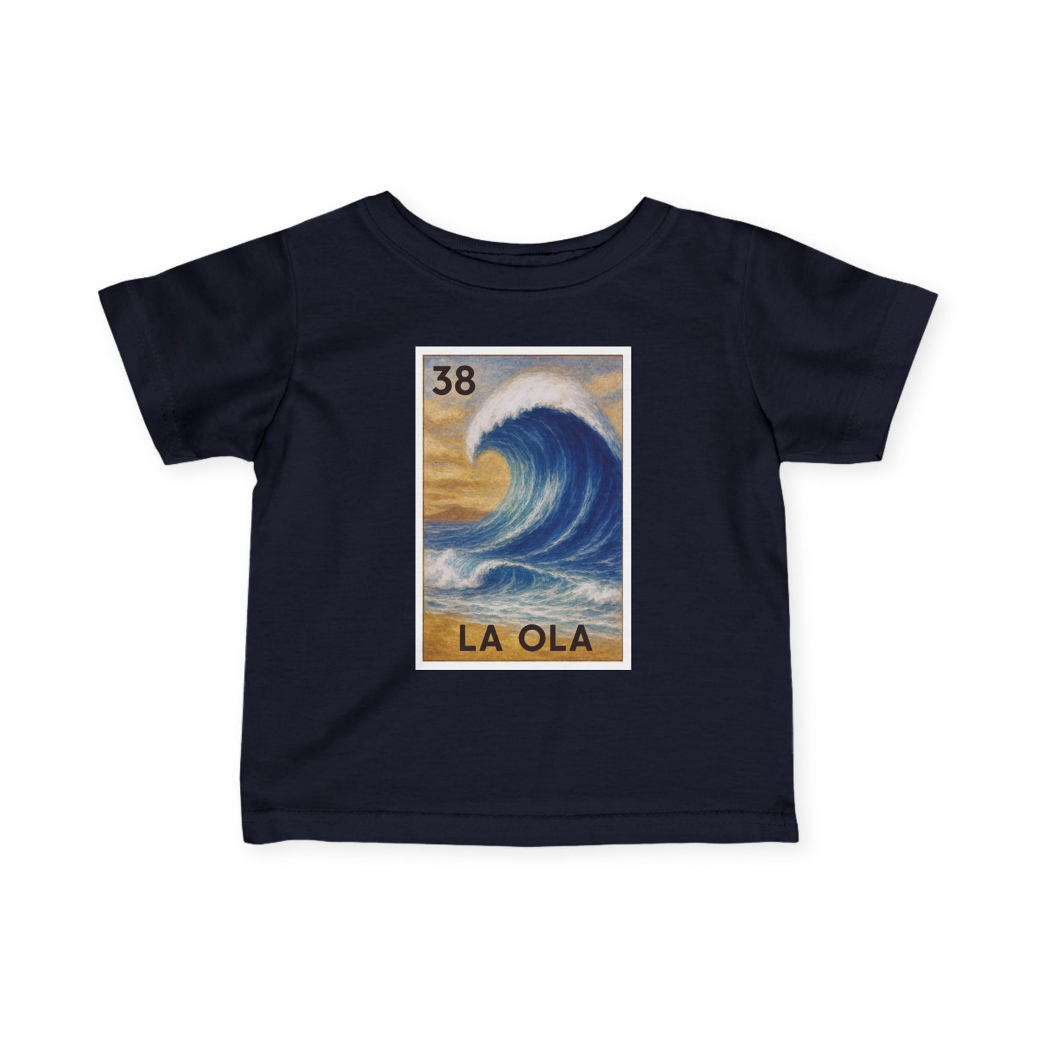 Wave Lotería - Infant 100% Cotton T-Shirt (La Ola)